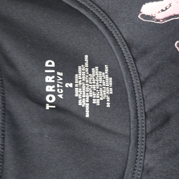 Torrid Tech Jersey Sleeveless Active Tank 2x flaming skull - Picture 8 of 12